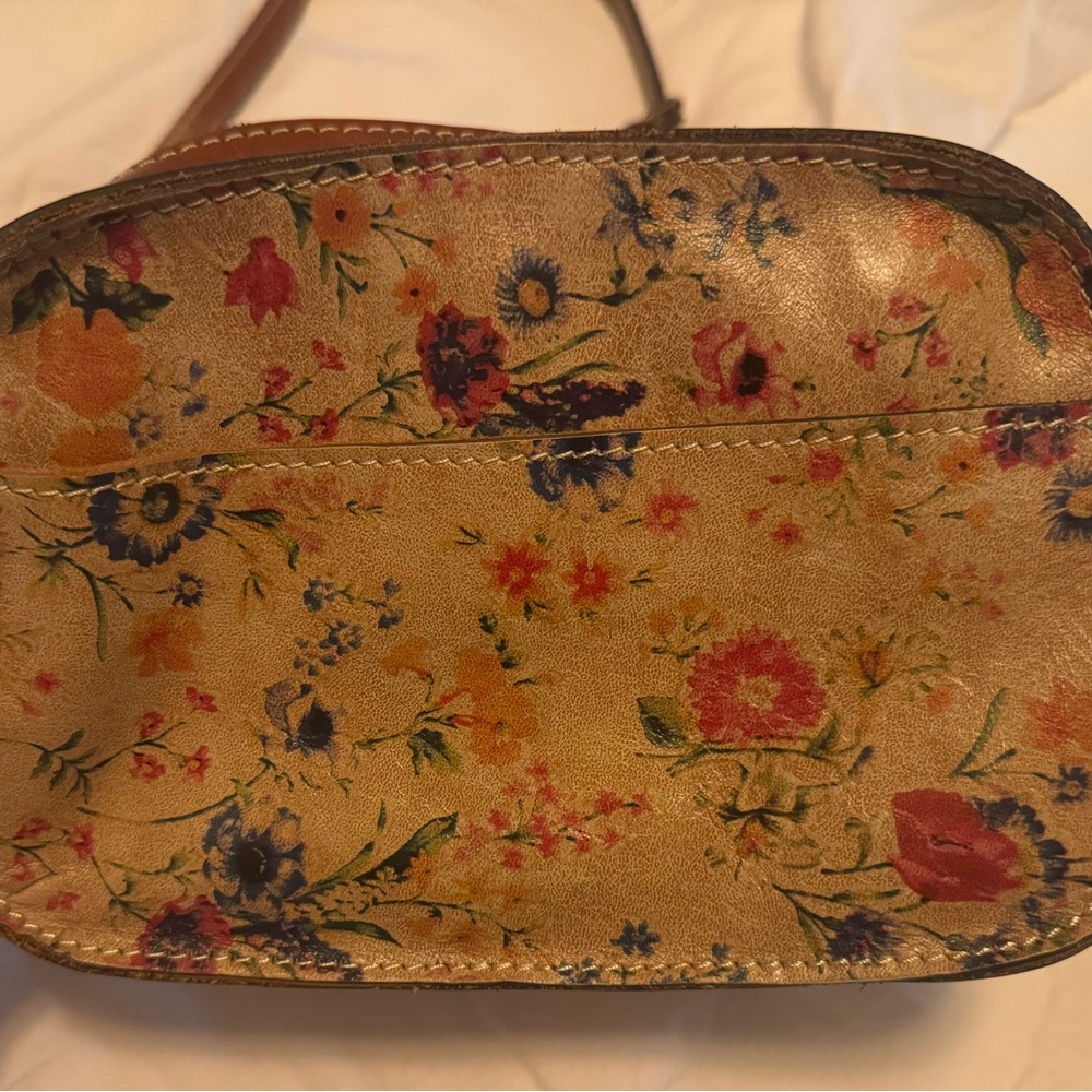 Floral Leather Women's Bag